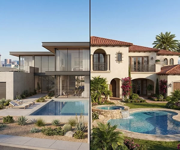 Modern vs Mediterranean Villa Design Styles
