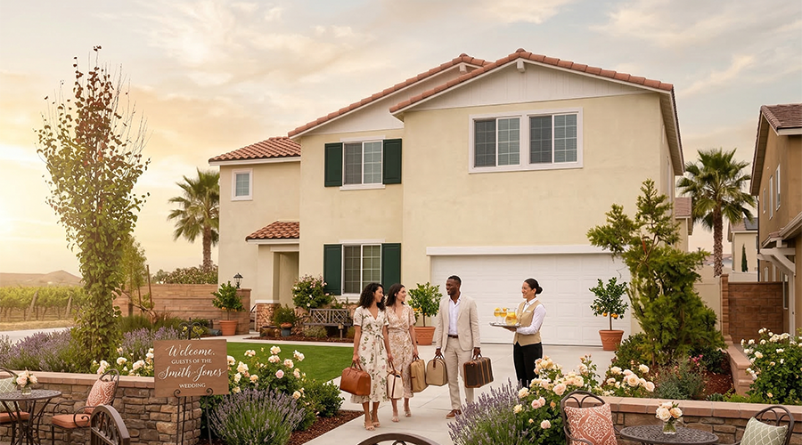 How to Accommodate Your Out-of-Town Wedding Guests in Winchester, CA