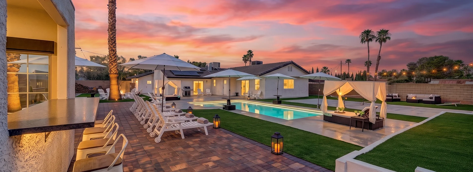 Vegas Luxury Retreat - 4 Bedroom Resort-Style Rental Home