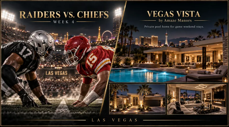 Raiders vs. Chiefs Week 4: Game Day Planning for Groups in Las Vegas